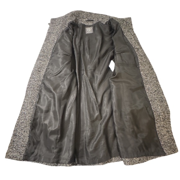 BASLER | Wool Mohair Alpaca Button Down Herringbone Jacket Coat - Picture 4 of 14